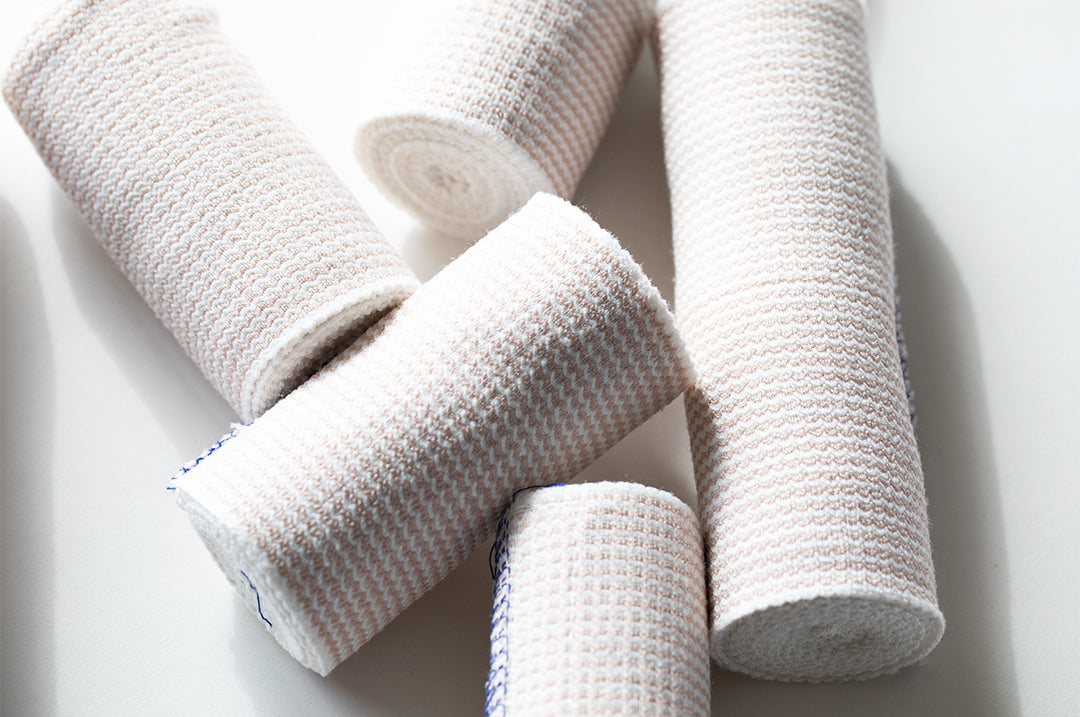 Hampton Adams | 6-Pack of Hook and Loop Elastic Bandage Wrap - Self Closing