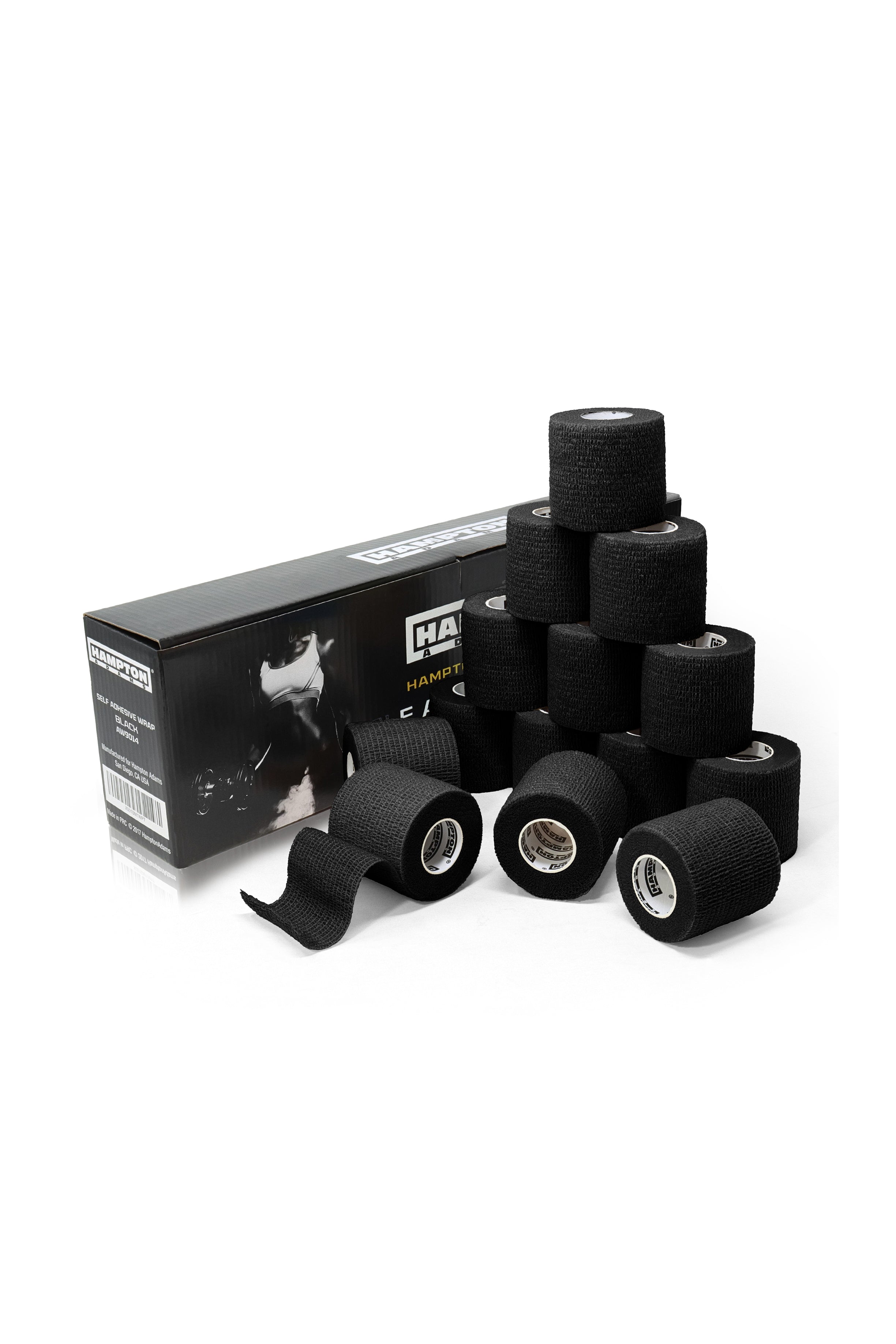 Hampton Adams | 14pcs of Black Self Adhesive Bandage