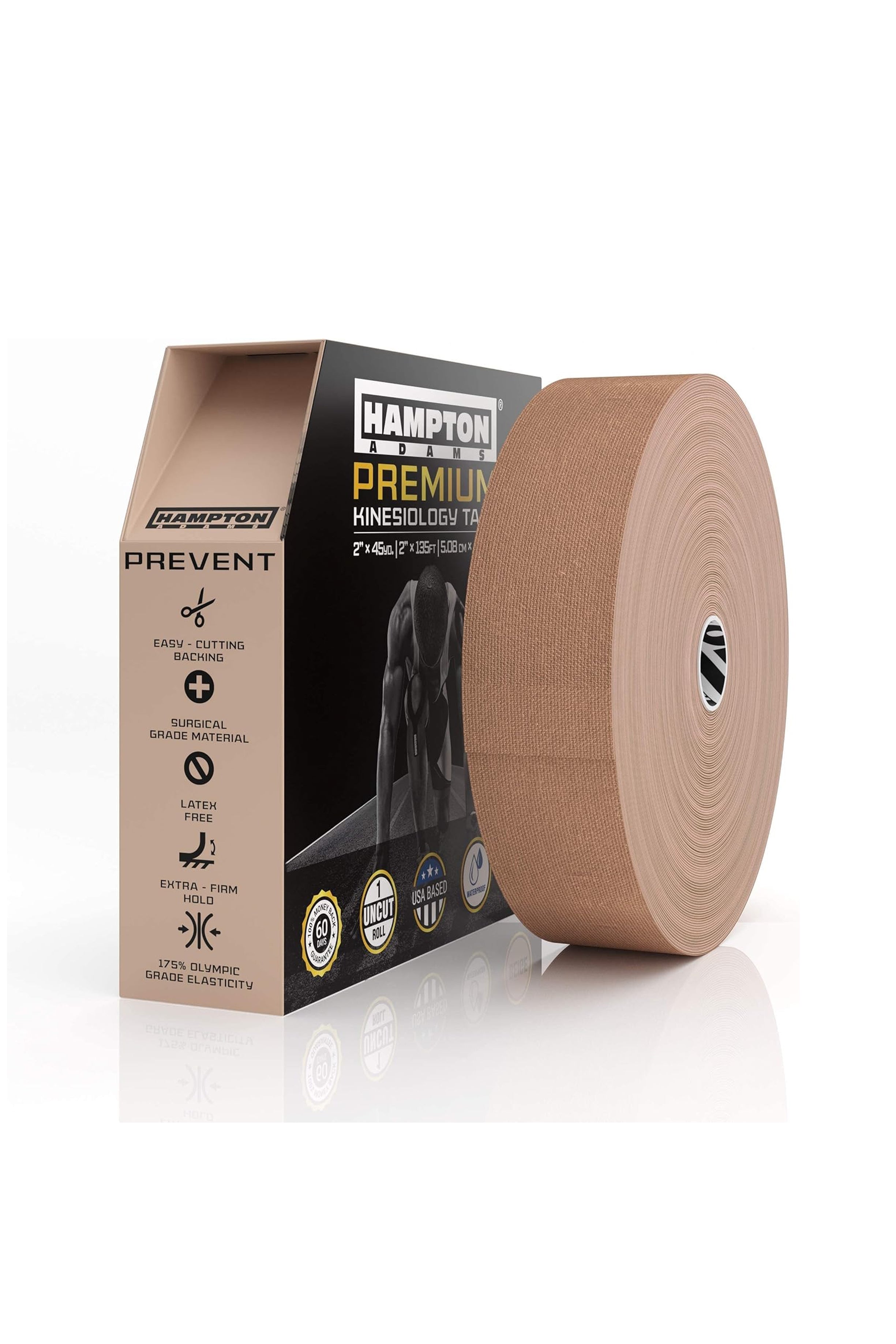 Hampton Adams | 135ft Physical Therapist Kinesiology Roll - Beige