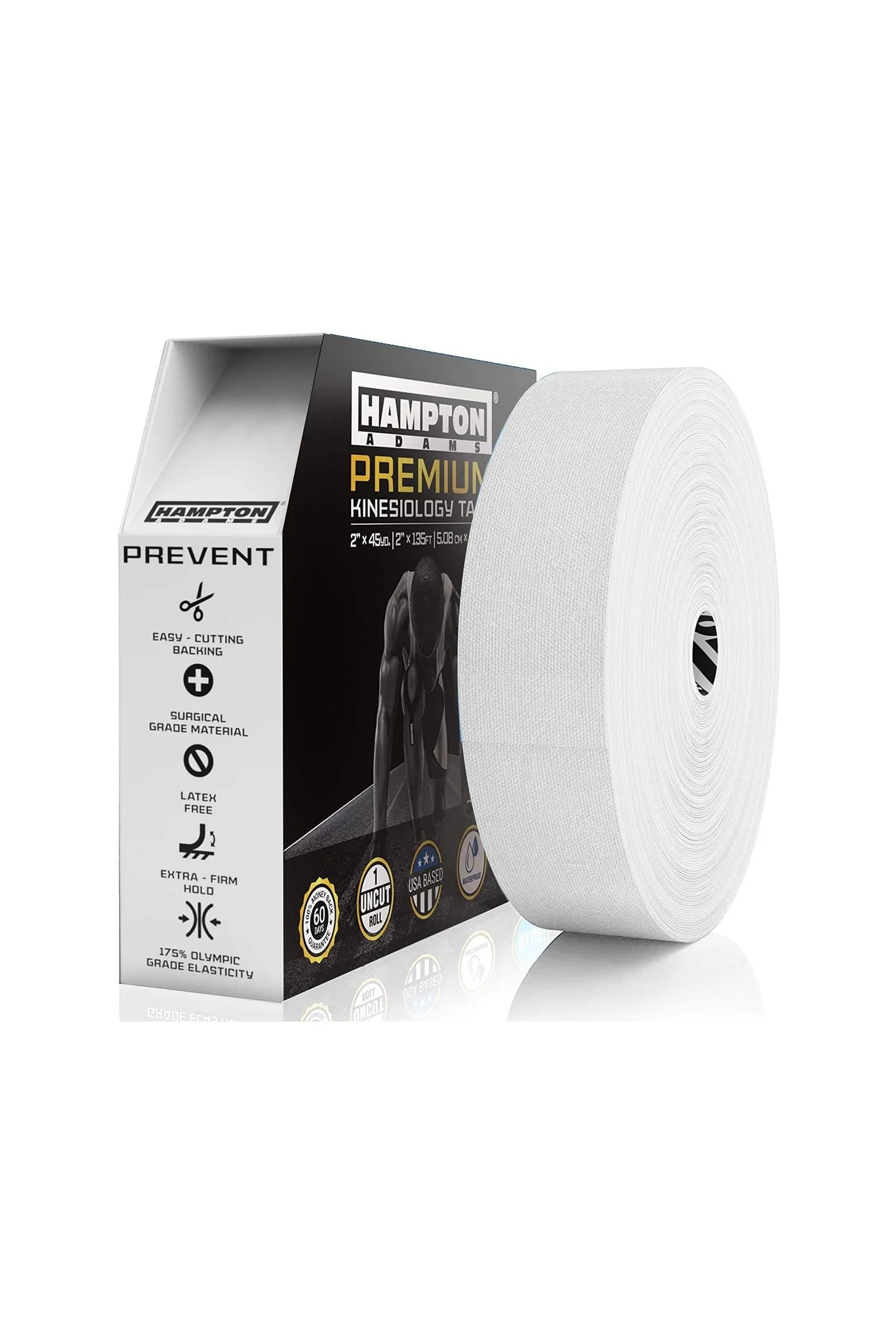 Hampton Adams | White Kinesiology Tape