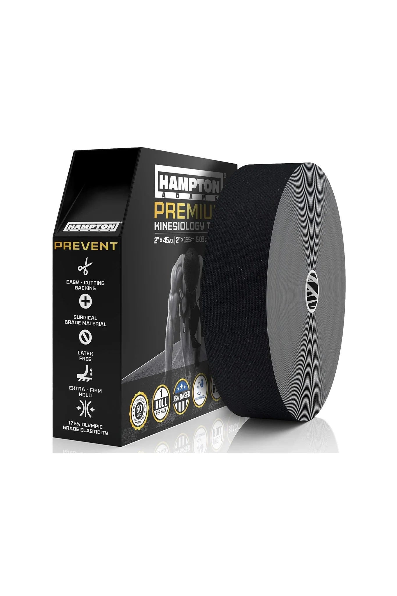 Hampton Adams | Black Kinesiology Tape
