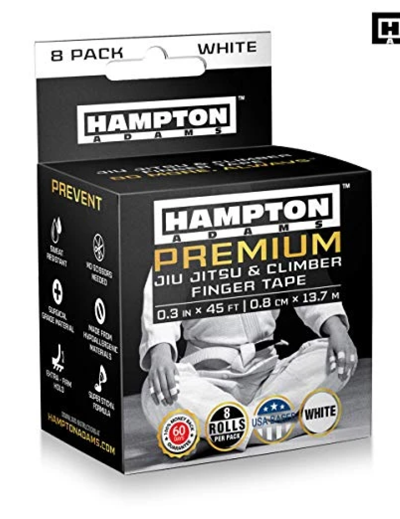 Shop Hampton Adams 8Pack of White BJJ Best Sports Tape for Fingers